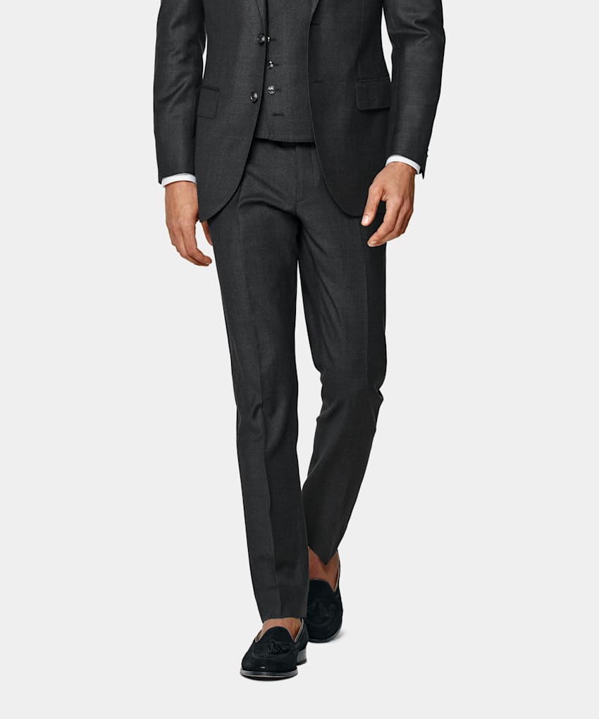 Suit trousers Color dark grey  RESERVED  4076W90X