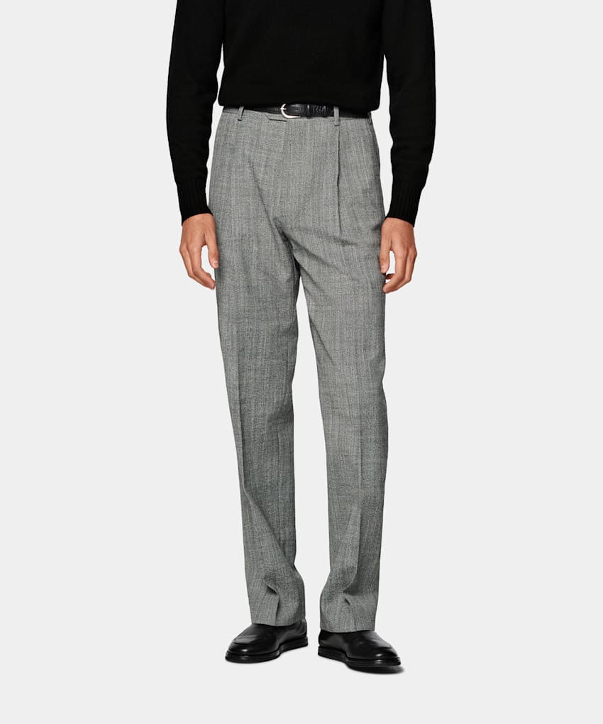 スーツ WIRROW Wool serge wide tapered slacks WIRROW Wool serge wide tapered slacks