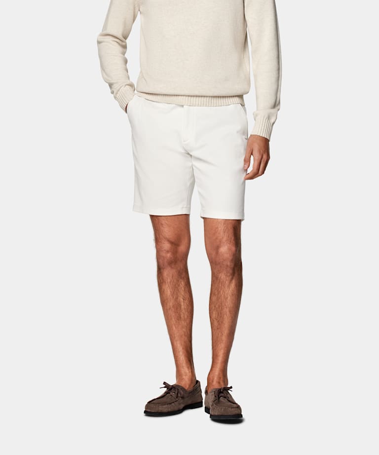 Off-White Slim Leg Shorts