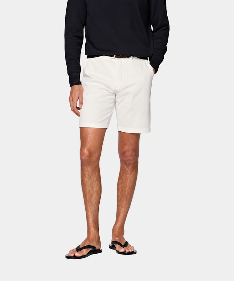 Off-White Slim Leg Chino Shorts