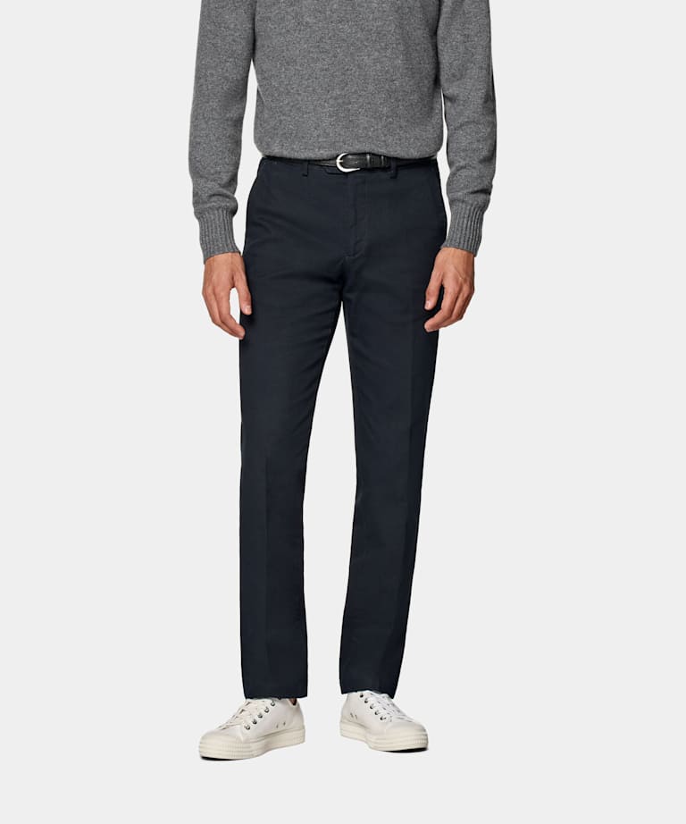 Chinos azul marino Slim Leg Straight