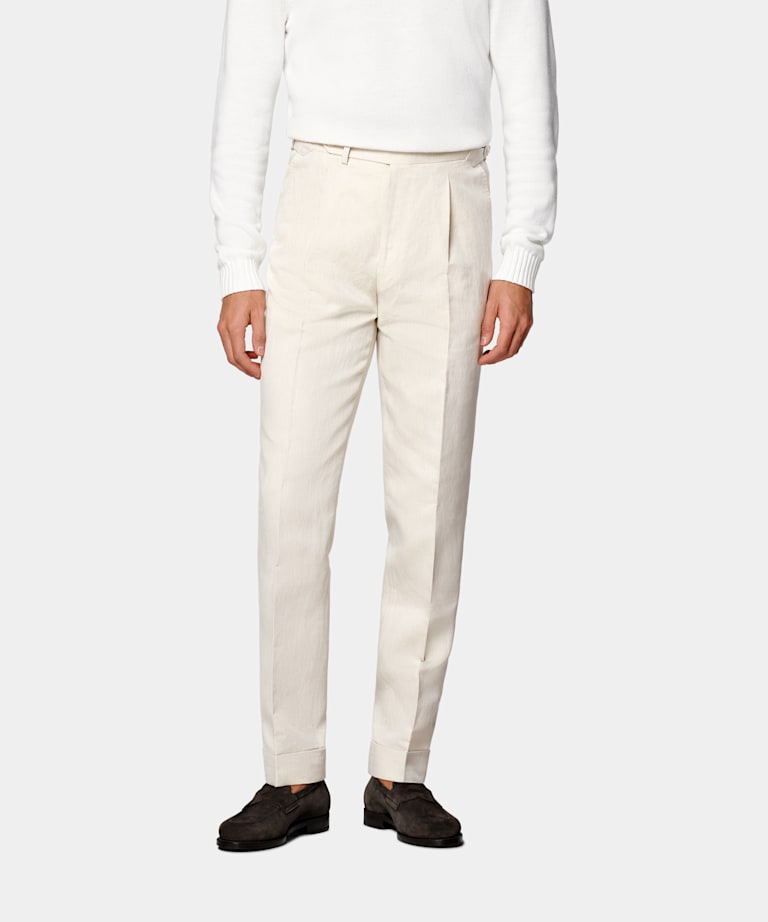 Hose sand Slim Leg tapered