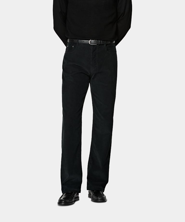 Black Straight Leg Jeans