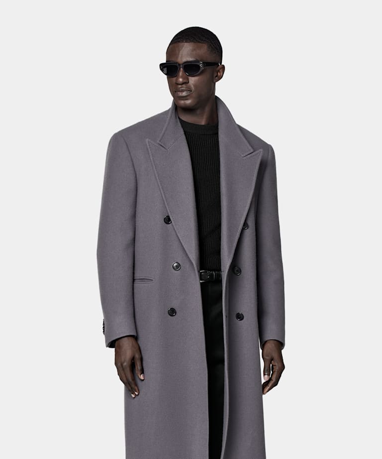 Mid Grey Overcoat