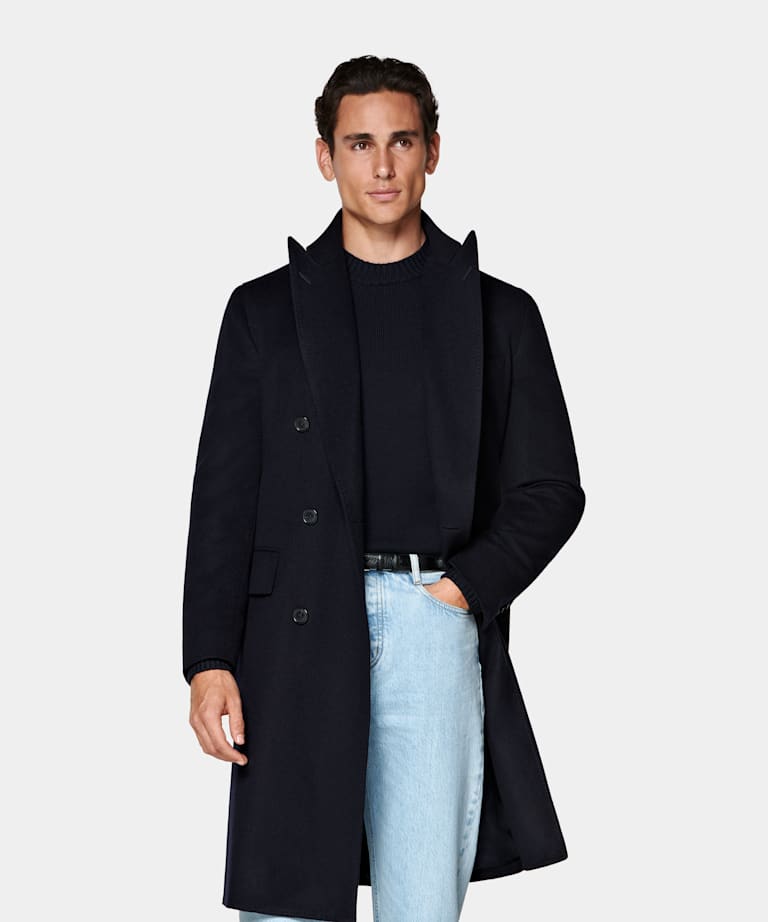 Navy Overcoat