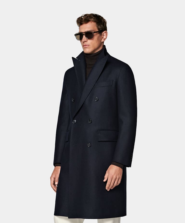 Navy Overcoat