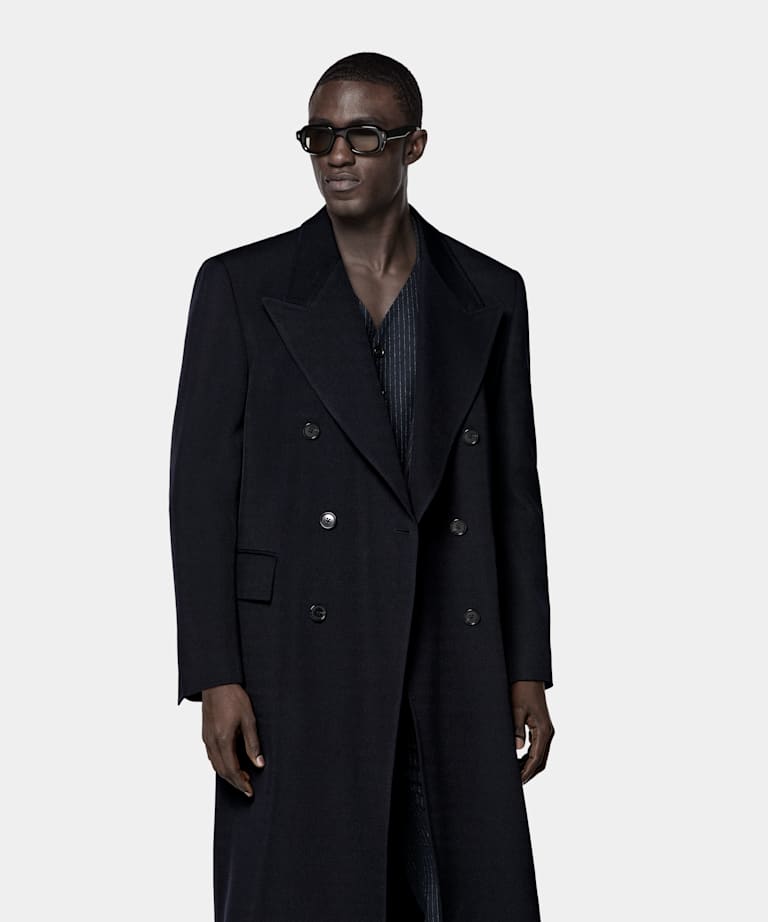 Navy Overcoat