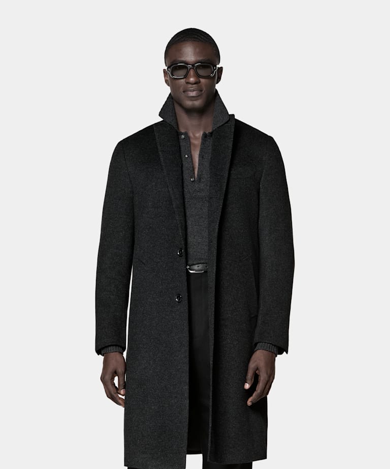Dark Grey Overcoat