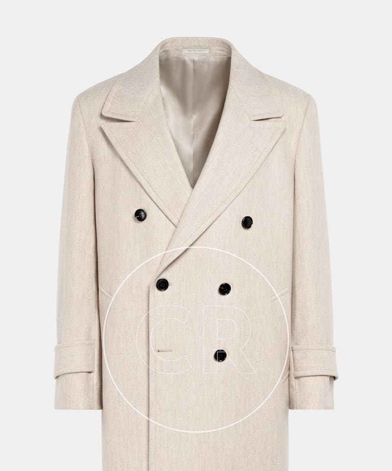 SUITSUPPLY Lana e cashmere - E.Thomas, Italia Soprabito sabbia