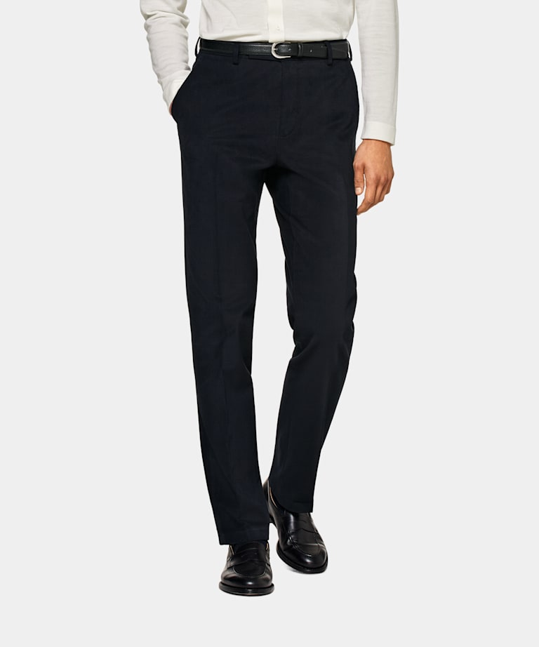 Nili Lotan - Rex Slim-Fit Bootcut Cotton-Blend Velvet Suit Trousers - Black  Nili Lotan