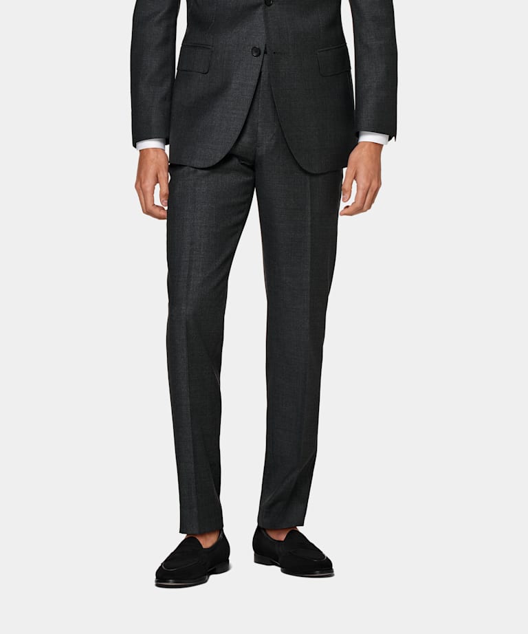  Dark Grey Brescia Suit Pants