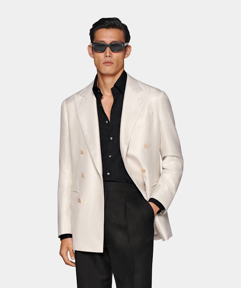 Havana Dinner Jacket sand Tailored Fit