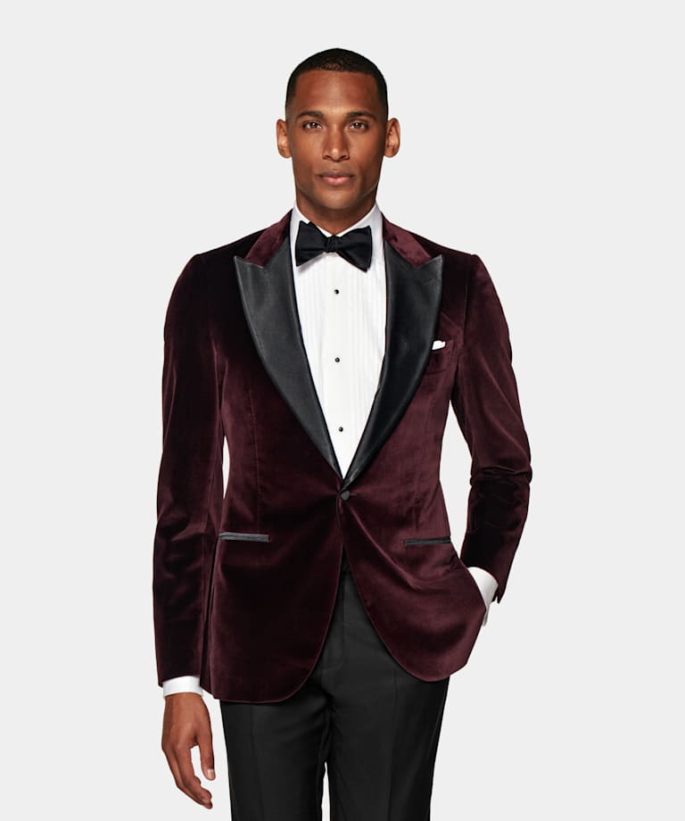 Burgundy Lazio Tuxedo Set