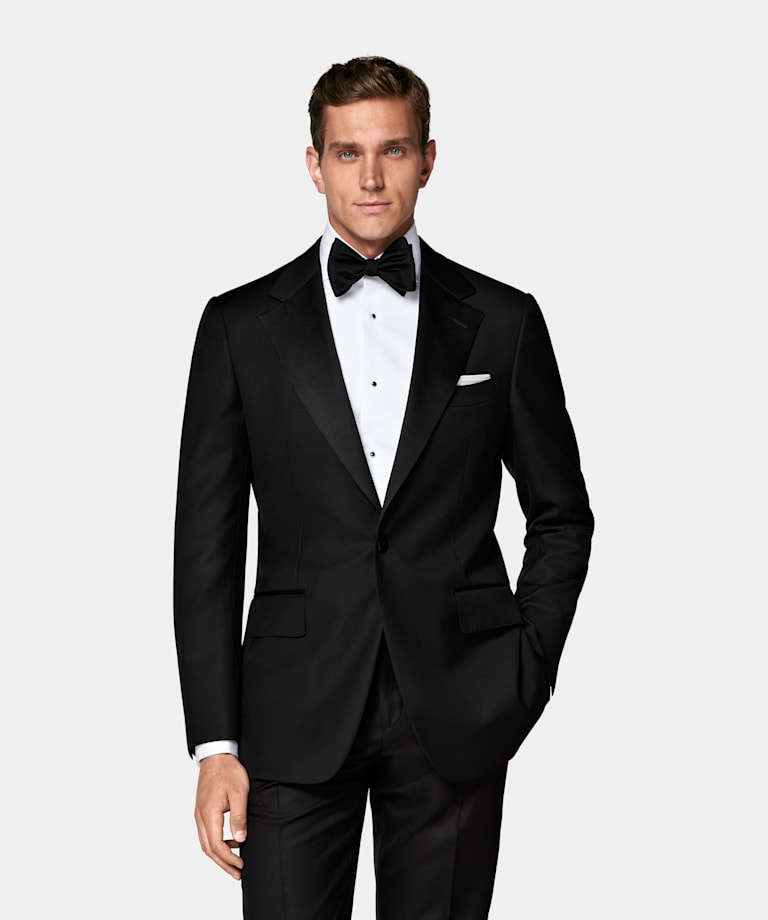 Giacca da sera Milano nera tailored fit