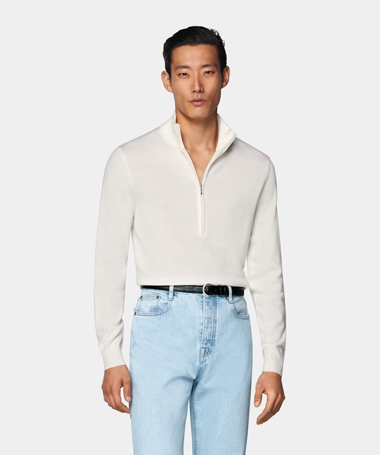 Off-White Half Zip