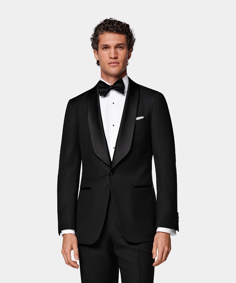 Black Tailored Fit Havana Tuxedo