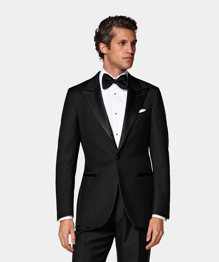 Black Tailored Fit Havana Tuxedo