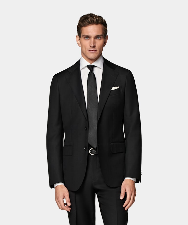  Black Tailored Fit Havana Suit