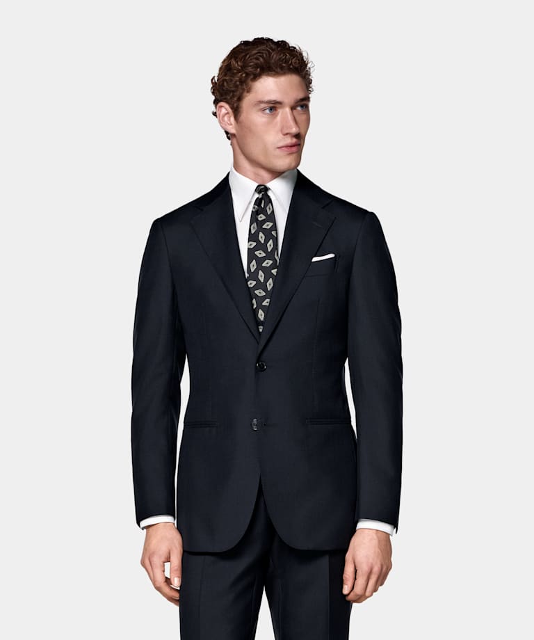 Navy Perennial Tailored Fit Havana Suit