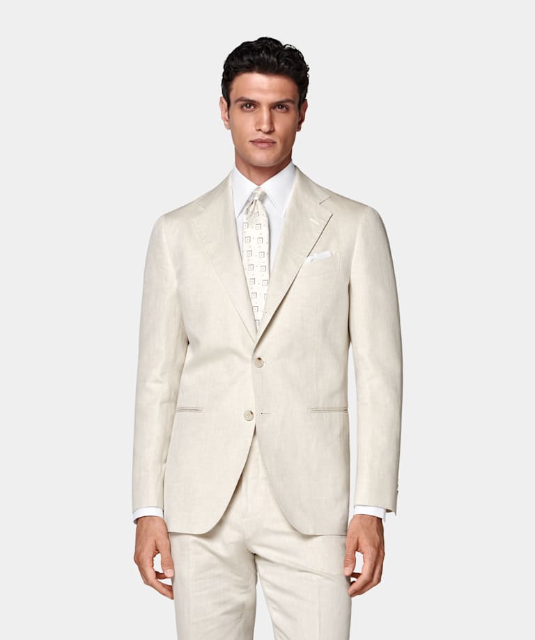 Sand Tailored Fit Havana Suit