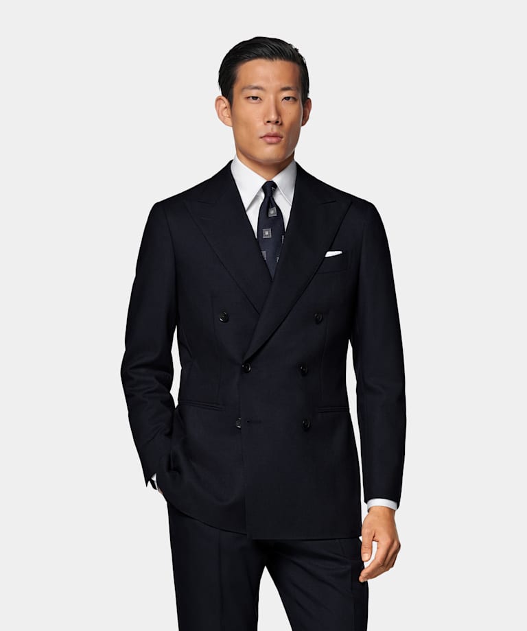 Costume Havana coupe Tailored bleu marine
