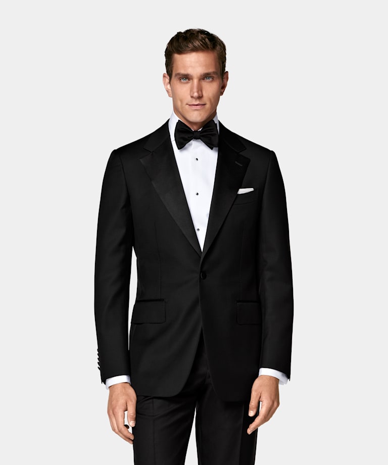 Black Tailored Fit Milano Tuxedo