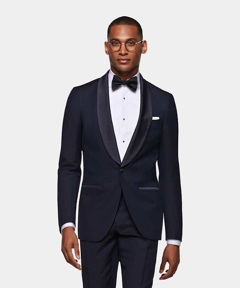 Navy Tailored Fit Havana Tuxedo