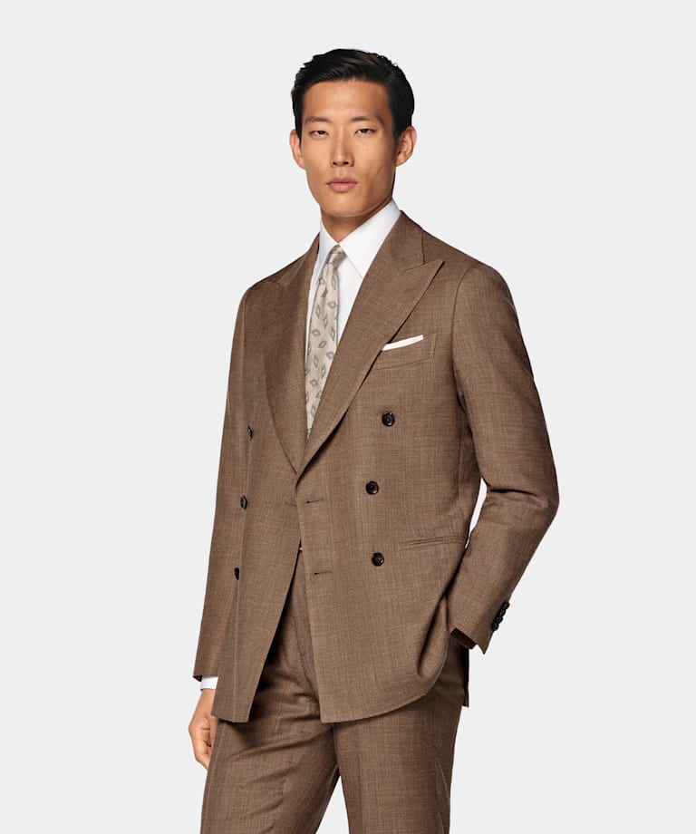 Middenbruine Pak Havana Tailored Fit