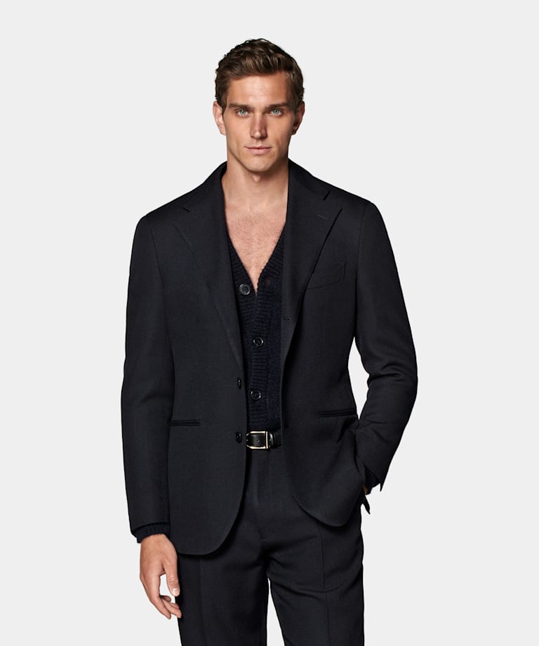 Traje Roma azul marino corte Relaxed