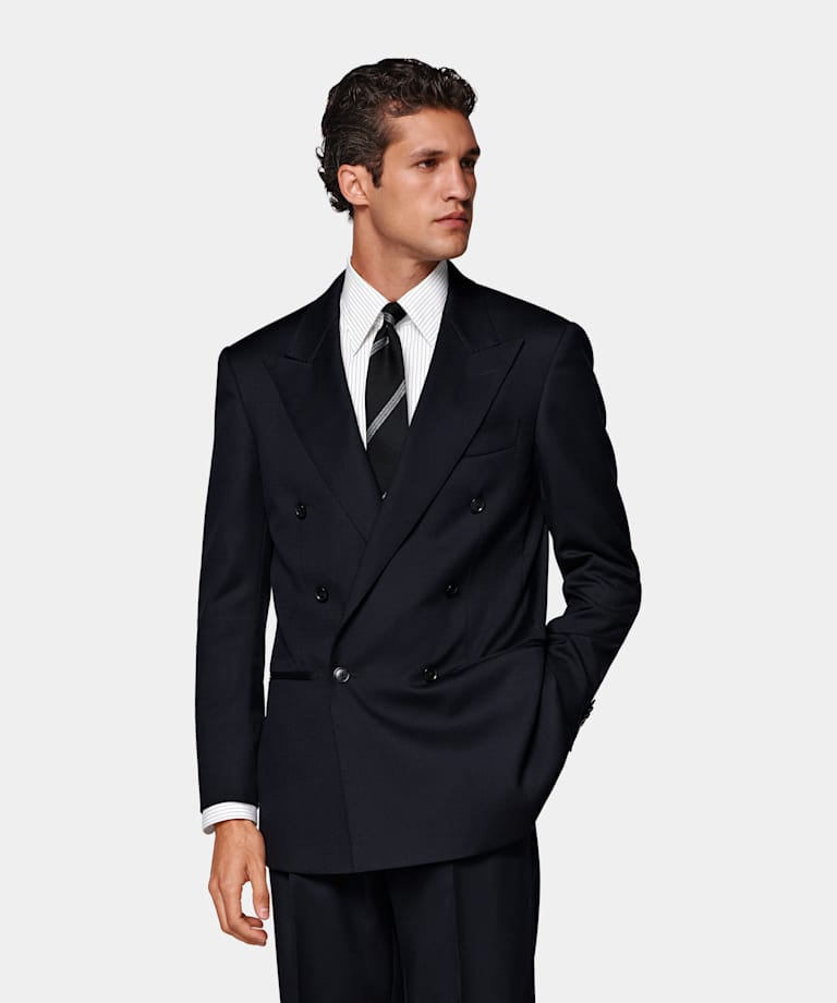 Costume Roma coupe Relaxed bleu marine