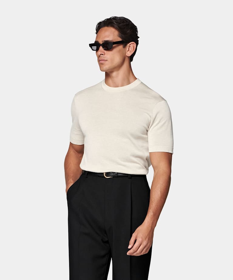 Sand Short Sleeve Crewneck