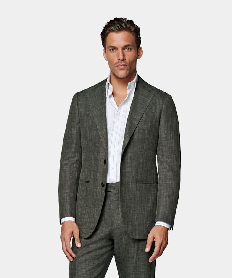 Havana Anzug dunkelgrün Tailored Fit