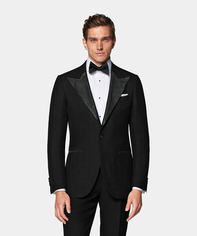 Black Tailored Fit Havana Tuxedo