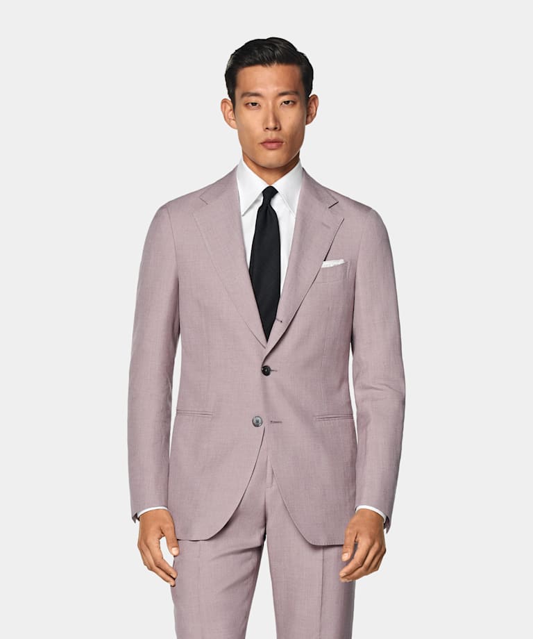Purple Tailored Fit Havana Suit