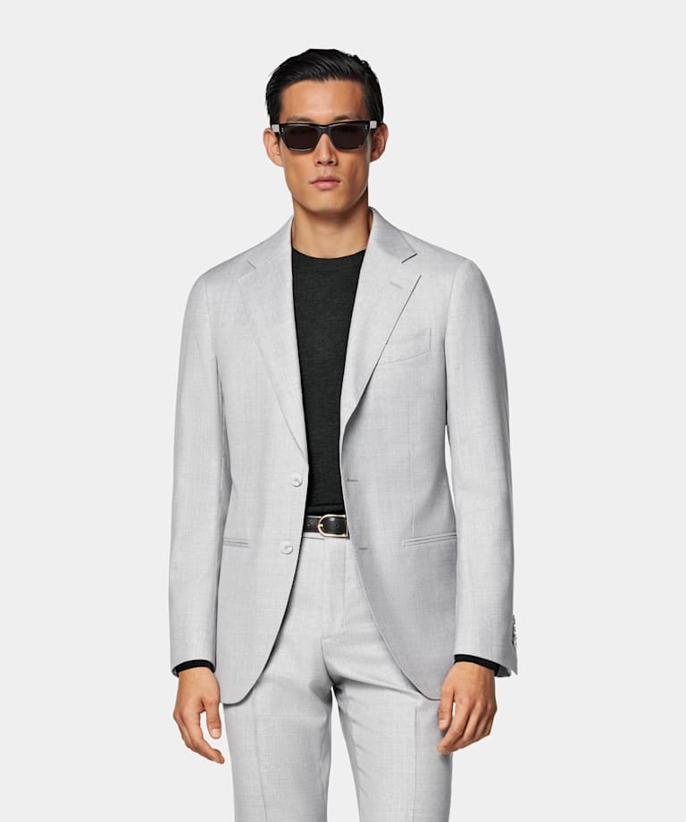 Garnitur Perennial Havana tailored fit jasnoszary