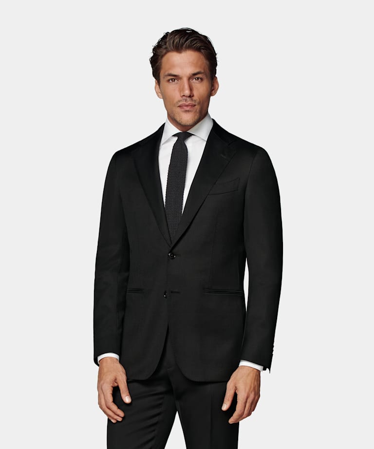 Black Perennial Tailored Fit Havana Suit
