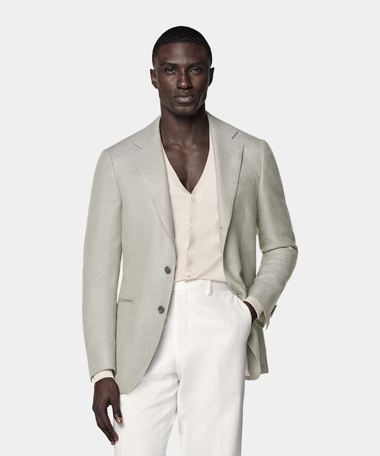 Havana Sakko mittelgrün Tailored Fit