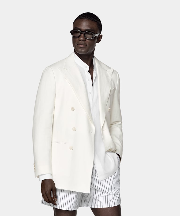 Off-White Tailored Fit Havana Suit Jacket