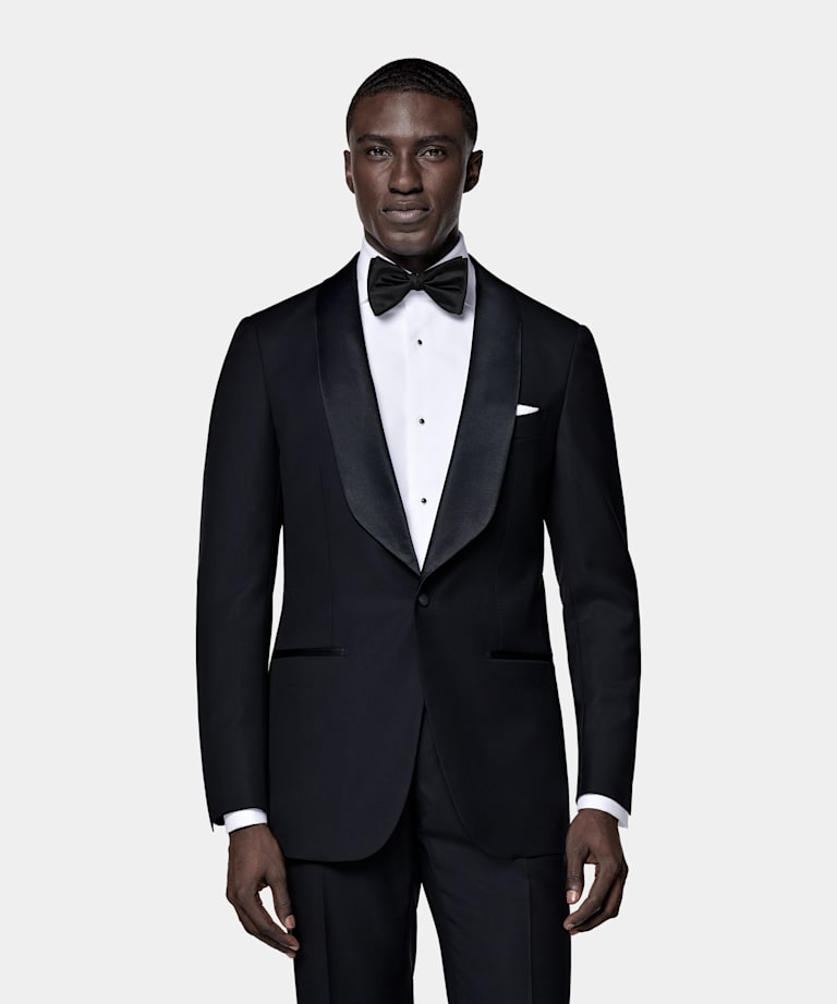 Navy Tailored Fit Havana Dinner Jacket