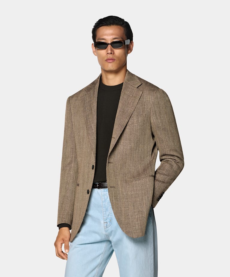 Roma Sakko mittelbraun Relaxed Fit