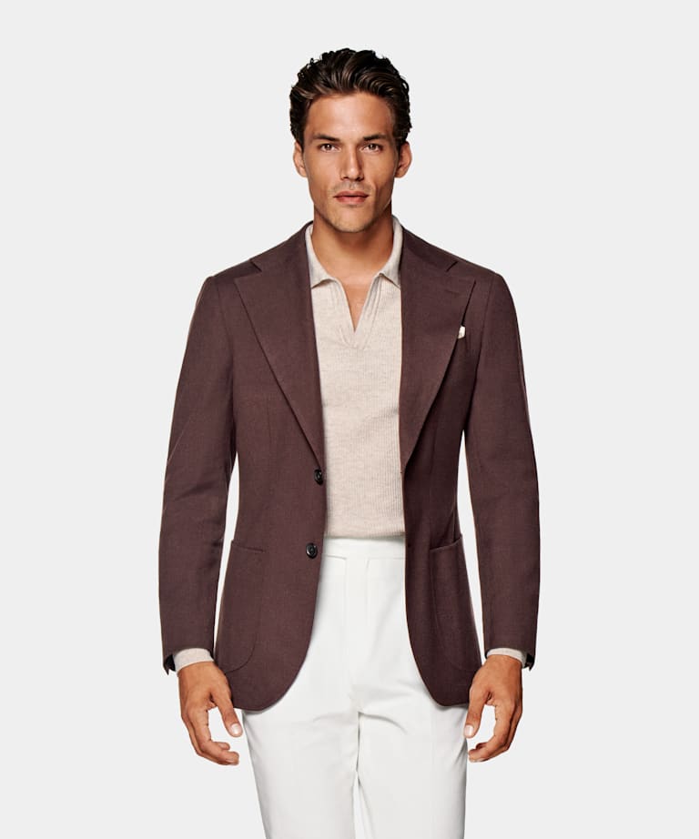 Burgundy Havana Blazer