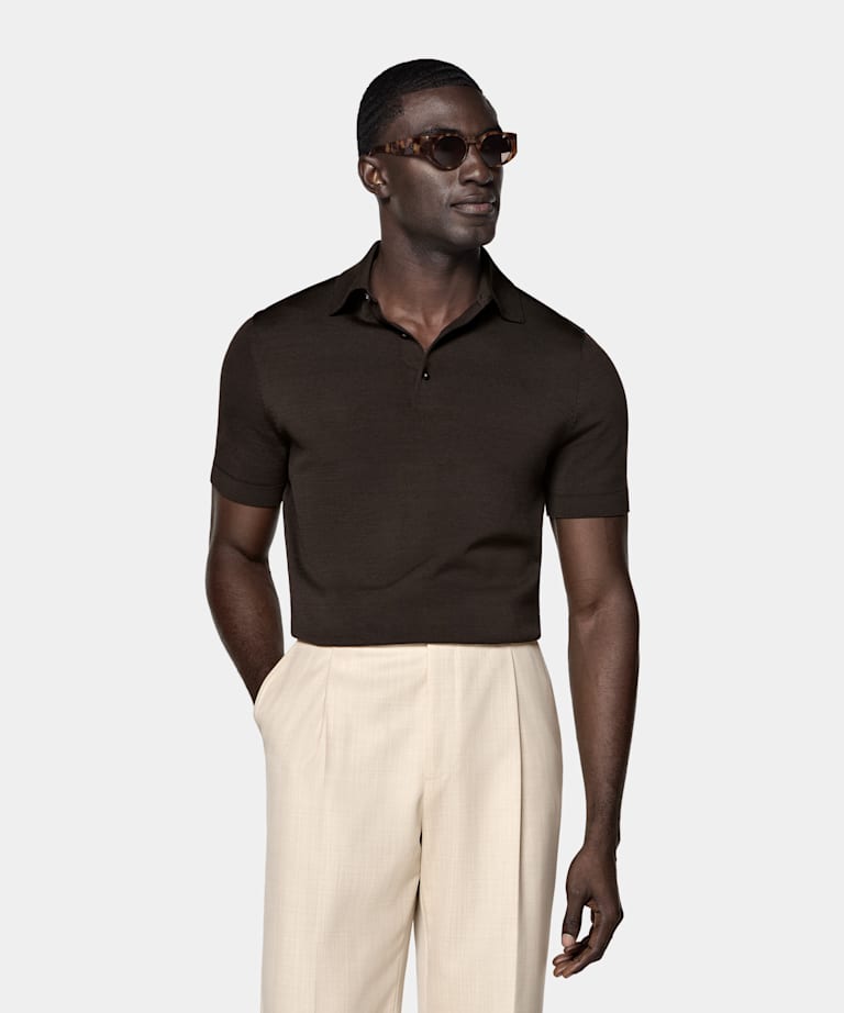 Dark Brown Polo