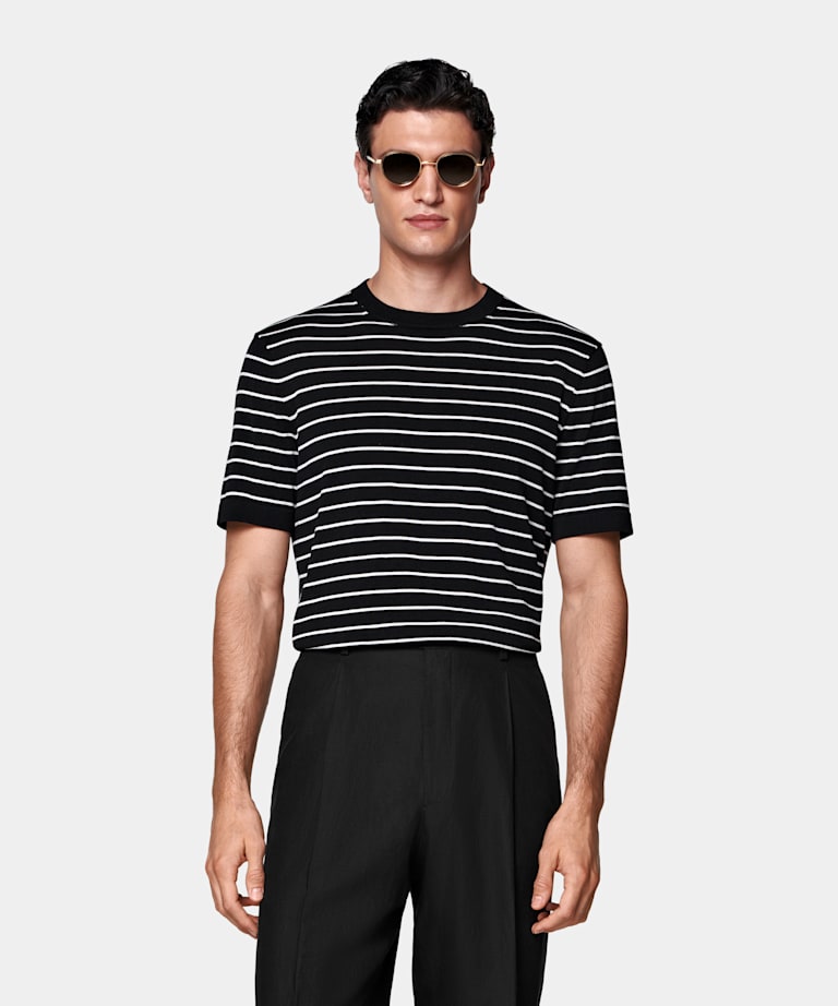 Off-White Short Sleeve Crewneck