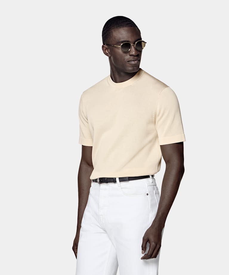 Sand Short Sleeve Crewneck