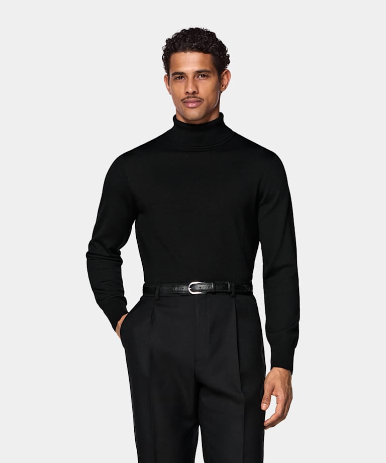 Black Turtleneck