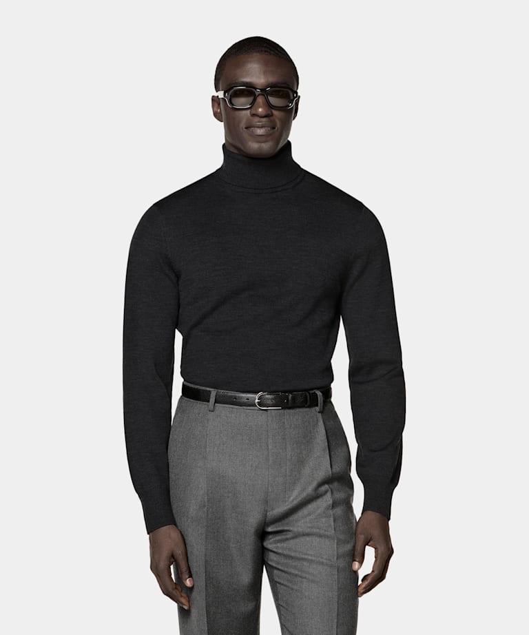 Dark Grey Turtleneck