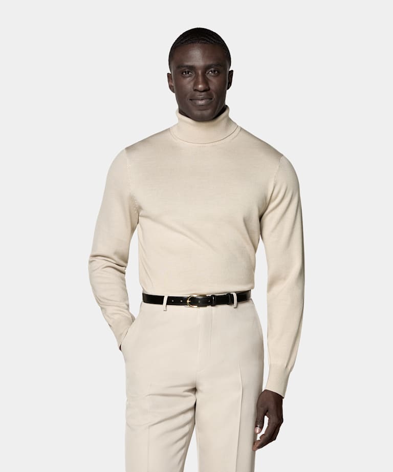 Light Brown Turtleneck