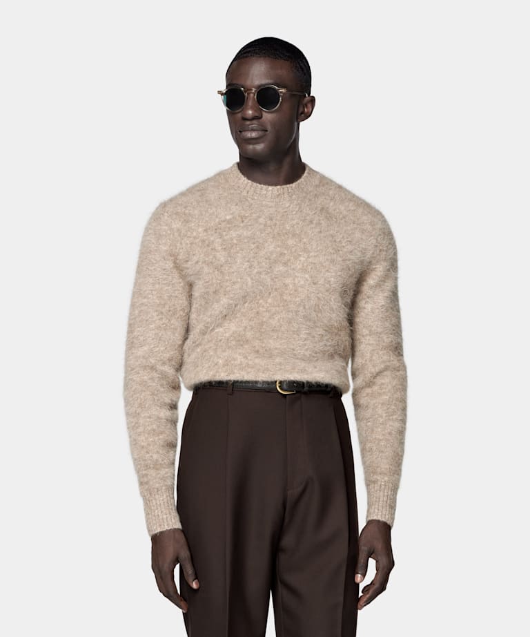 Taupe Crewneck