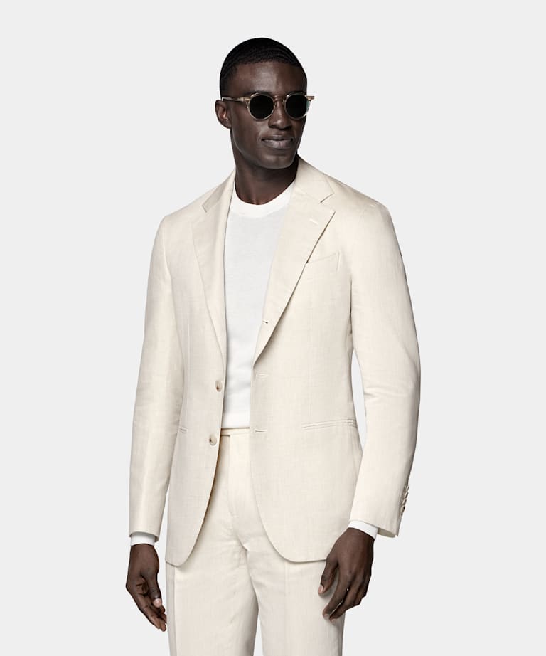 Sand Tailored Fit Havana Suit