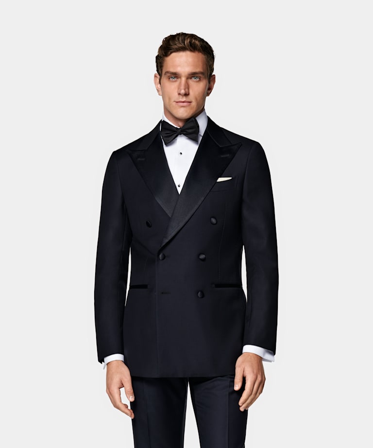 Navy Tailored Fit Havana Tuxedo